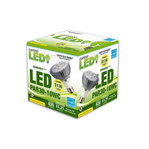 LED Bulb Packaging needs a new packaging or label design