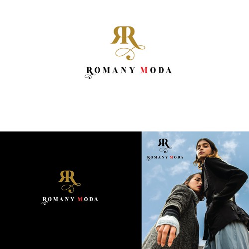 Strong classic fashion logo design