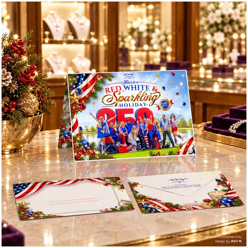Christmas Card with Envelope