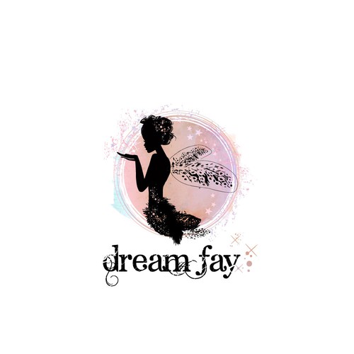 Logo for a writing site, a fairy..