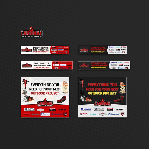 Banner Ad for Outdoor Power Equipment Company