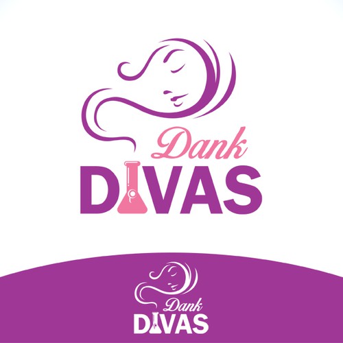 Create a standout logo for glass pipe and clothing brand for sexy, confident, female smokers.