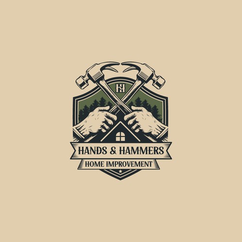 Logo Design for Hands & Hammers