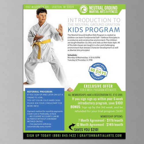 Bright and Active Sale Sheet