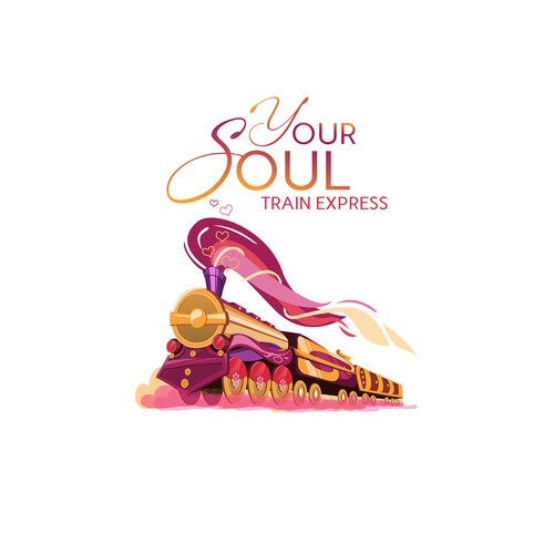 Inspirational and Feminine Logo for Your Soul Train Express