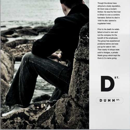 Logo for men's accessories brand Dunn Street