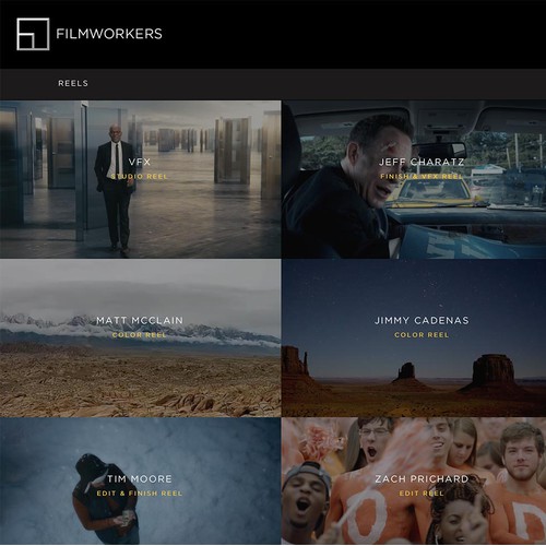 Squarespace Website for FilmWorkers