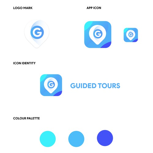 Guided Tours App icon Design