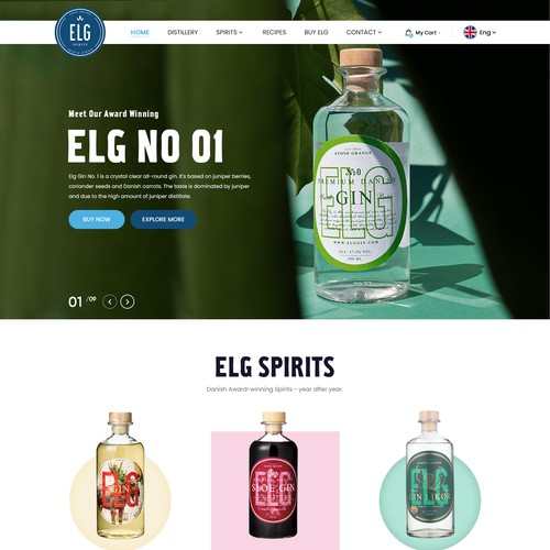 Home page Elg Spirits