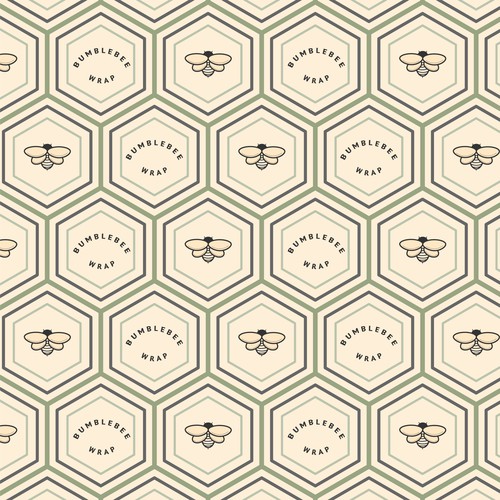 Pattern for beeswax paper wraps 