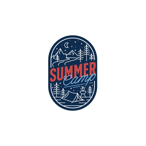 Logo with line art style