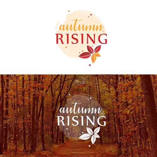 Autumnal seasoned logo for a high-end bakery