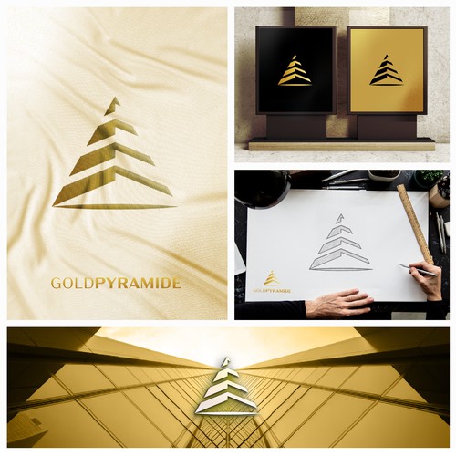 Gold pyramide