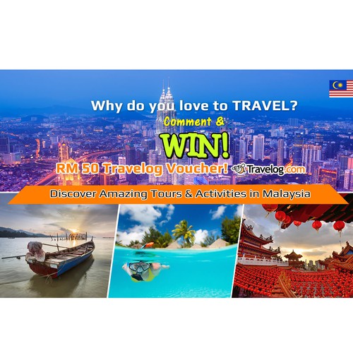 Facebook Contest Graphic For Travelog.com