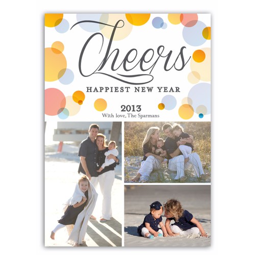 Picaboo 5" x 7" Flat New Year's Cards (will award up to 25 designs!)