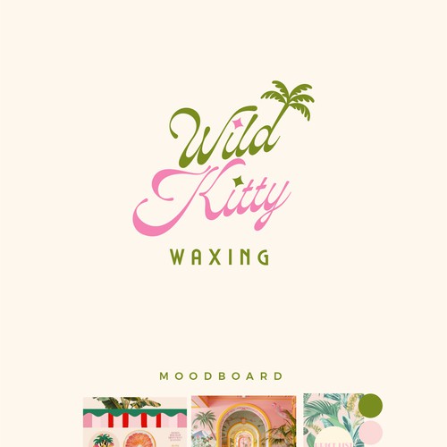 Tropical logo concept