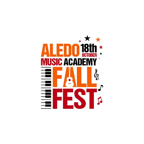 Aledo Music Academy Fall Fest ( 18th October ) Logo Design 