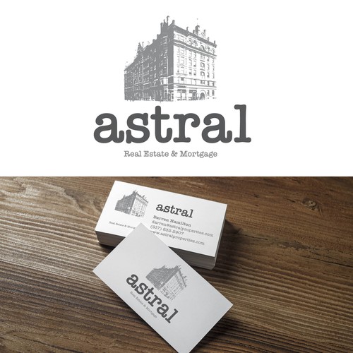 Logo design for Astral real estate company