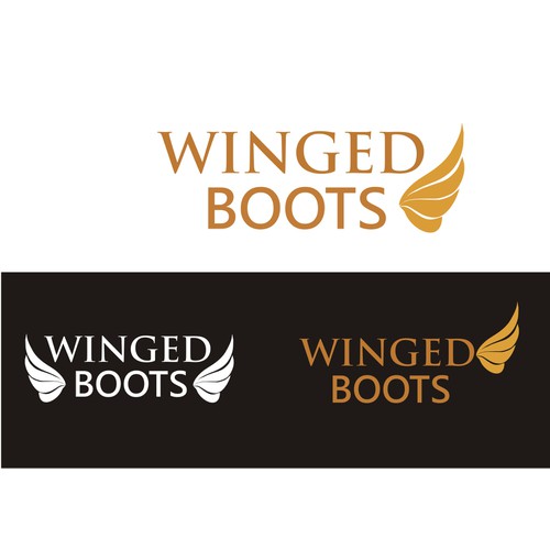 winged boots
