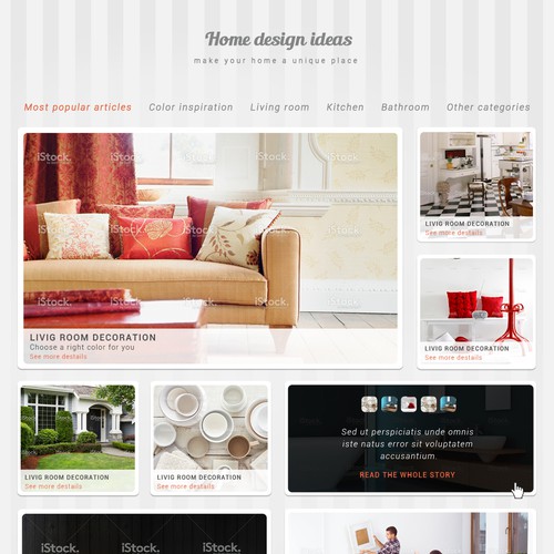 Web design for real estate company