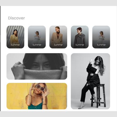 Webapp Design for Fashion Influencers