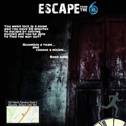 print ad for an Escape game