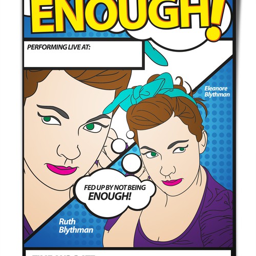 Singers - Ruth and Eleanor Blythman need a poster for their cabaret tour