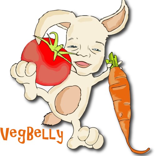 Design a T-Shirt Illustration for VegBelly! Think VEGETABLES + STOMACH