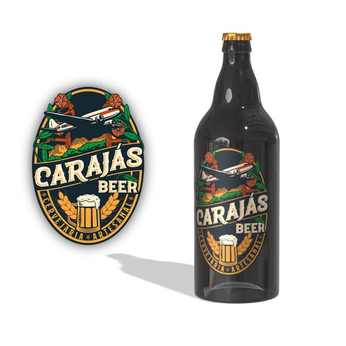 Logo for Brazilian Brewery in Carajás region. . 