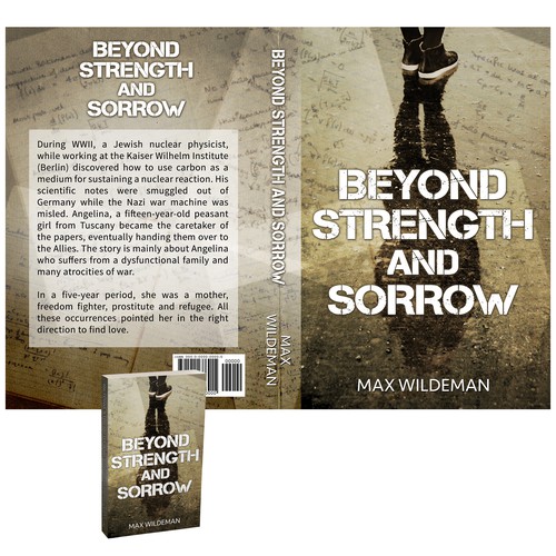 Book cover design for BEYOND STRENGTH AND SORROW