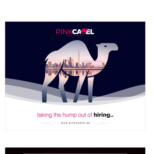 Funky digital brochure needed for recruitment company in the Middle East (Pink Camel)
