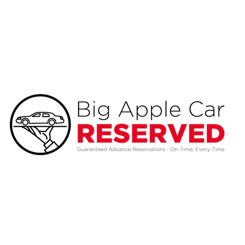 Create a compelling new logo for Big Apple Car RESERVED