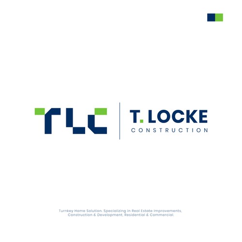 TLC T. Locker Construction Logo Design Proposal