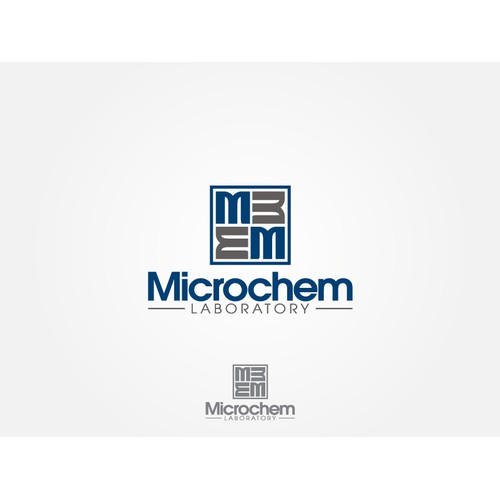 Create a logo for Microchem Laboratory (a lab that tests disinfectants, medical devices, and drugs)