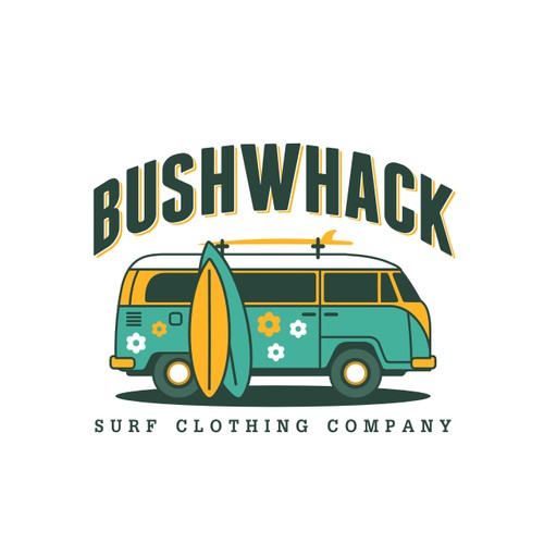 Surf Clothing Brand (Woody Car/VW Bus)
