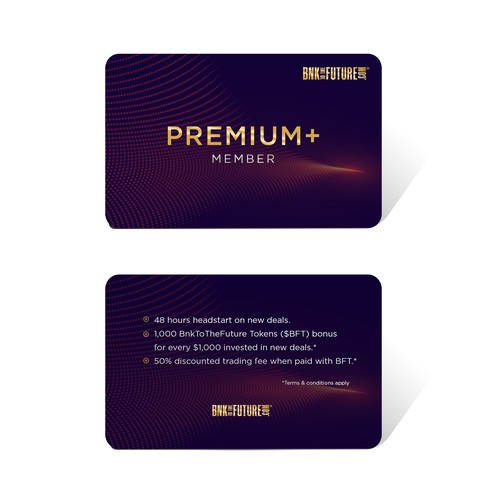 Premium Member Card Design