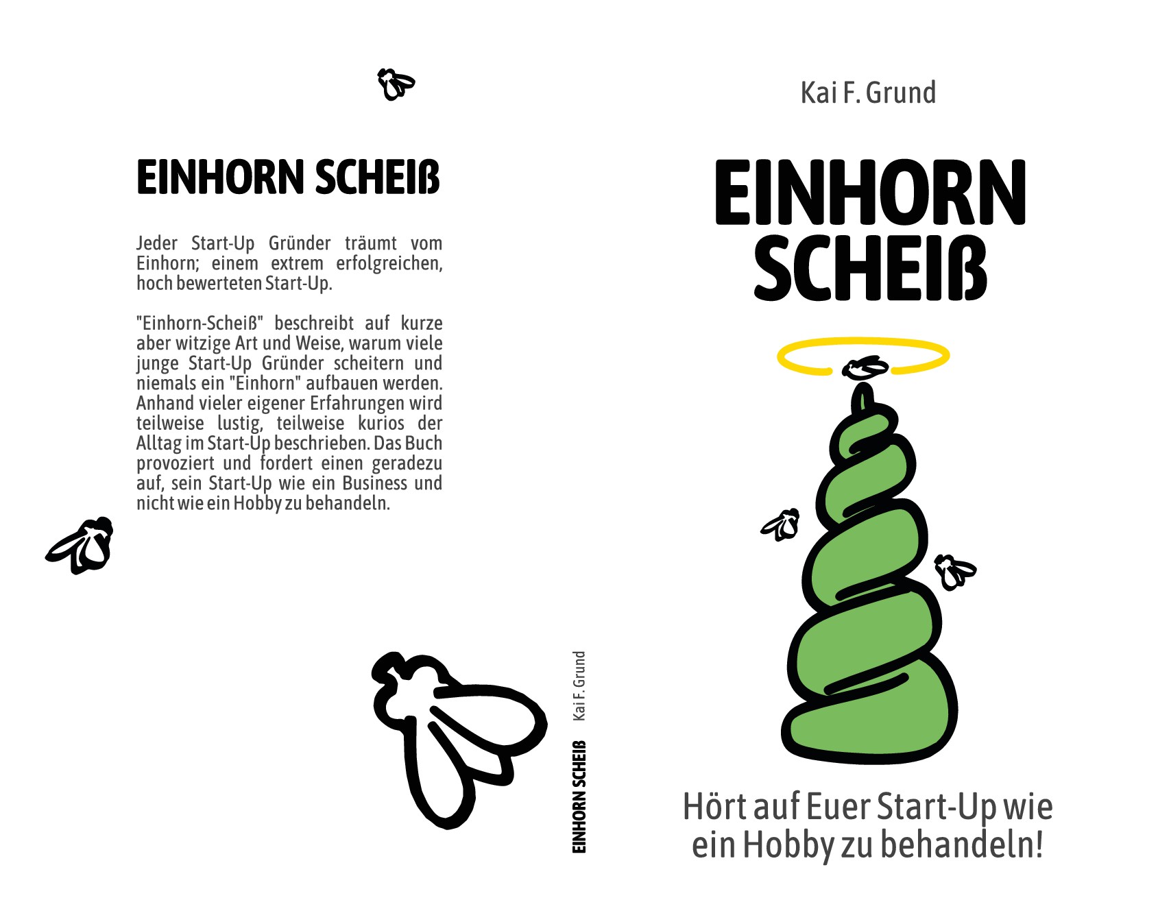 Buch-Cover毛皮静脉弗莱彻Buch zum主题启动Thema Grundung:“Einhorn-Scheiß”