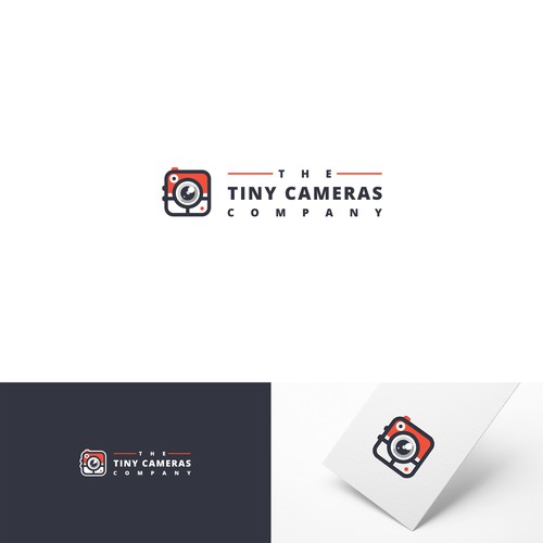 Camera company logo concept