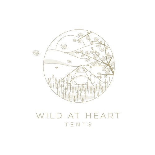 Beautiful, nature inspired logo needed for my glamping tent rental business