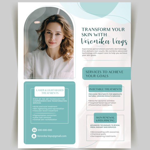 Flyer- Veronika Vays - Aesthetic Services