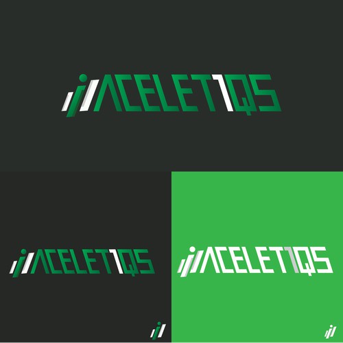 minimalist and sporty logo for Aceletiqs