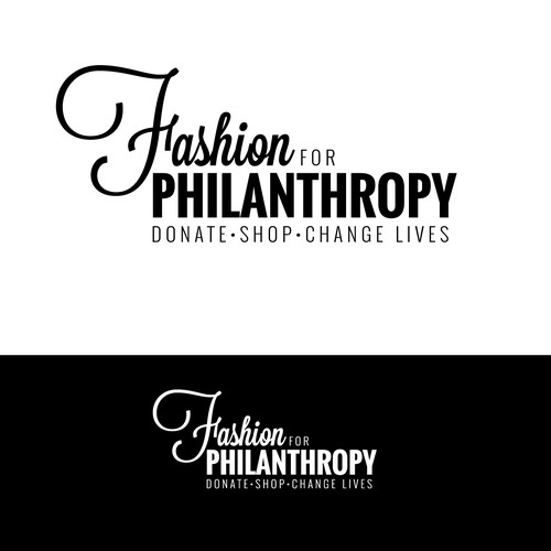 Create an engaging logo for Fashion for Philanthropy