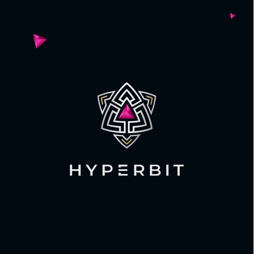 Design logo/emblem for cyberpunk-themed gaming ecosystem
