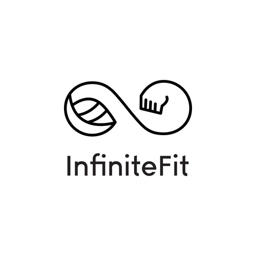 Logo concept for a company promoting fitness and healthy living