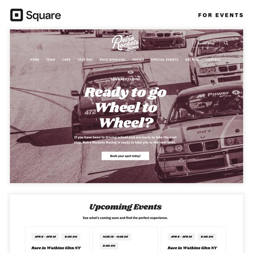 Square for event