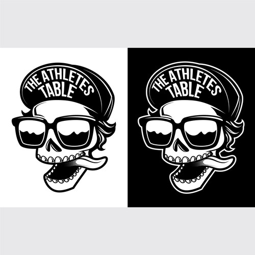 Black & White Mascot/Character  Logo