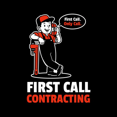 Bold & Professional Logo for First Call Contracting