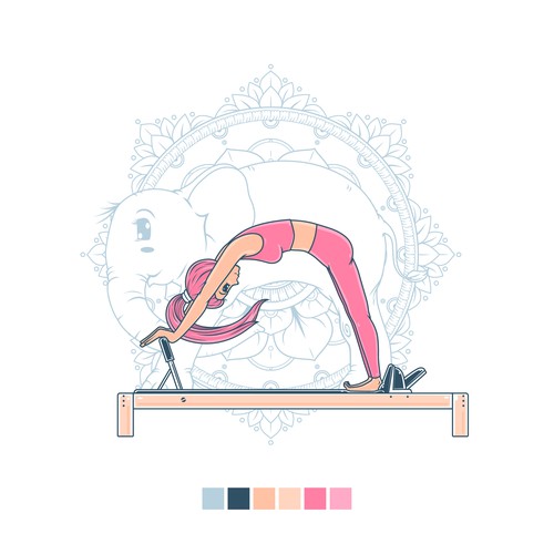 Design for Pilates Elephant t-shirt