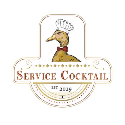 Logo Service Cocktail