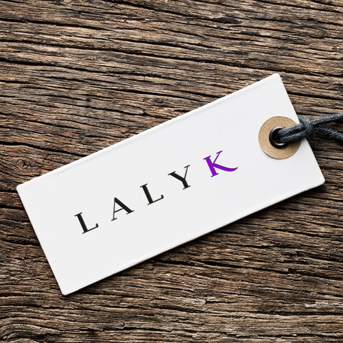 Logo for a woman's fashion brand LalyK